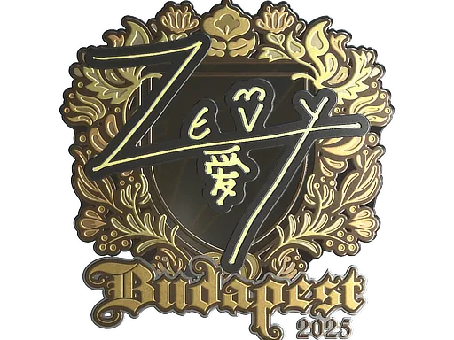 印花 | zevy（金色）| 2025年布达佩斯锦标赛