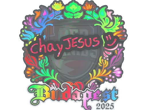 印花 | chayJESUS（全息）| 2025年布达佩斯锦标赛