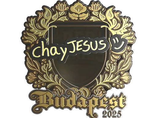 印花 | chayJESUS（金色）| 2025年布达佩斯锦标赛