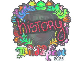 印花 | History(全息)| 2025年布达佩斯锦标赛