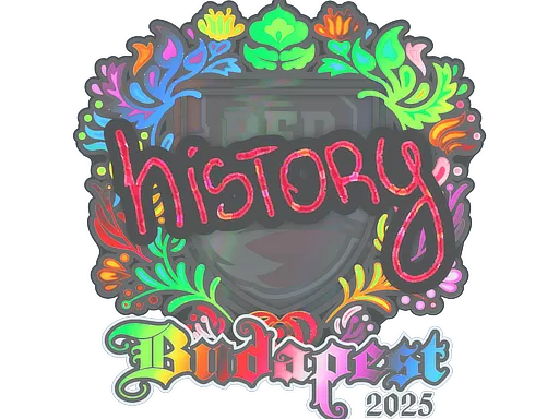 印花 | History(全息)| 2025年布达佩斯锦标赛