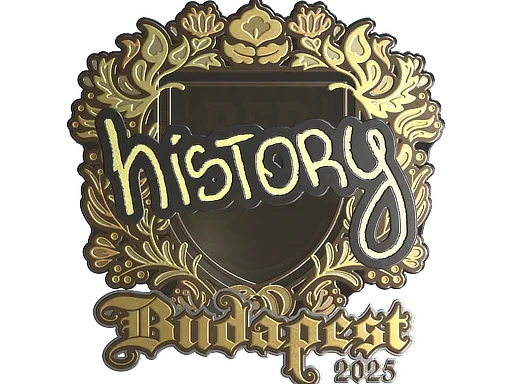 印花 | History(金色)| 2025年布达佩斯锦标赛