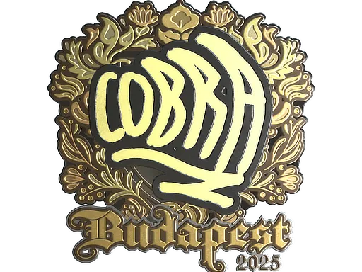 印花 | cobra（金色）| 2025年布达佩斯锦标赛