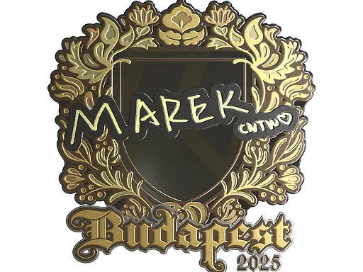 印花 | Marek（金色）| 2025年布达佩斯锦标赛