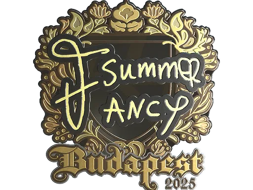 印花 | Summer（金色）| 2025年布达佩斯锦标赛