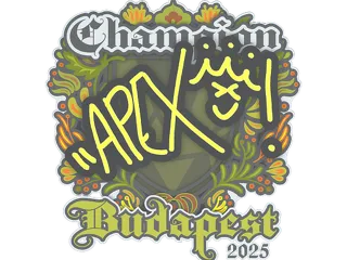 印花 | apEX（冠军）| 2025年布达佩斯锦标赛