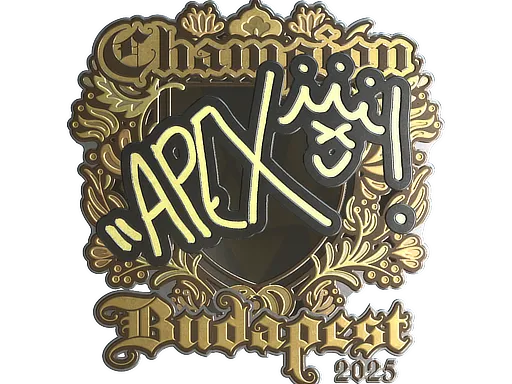 印花 | apEX(金色,冠军)| 2025年布达佩斯锦标赛