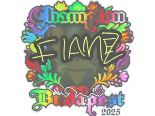 印花 | FlameZ（全息，冠军）| 2025年布达佩斯锦标赛