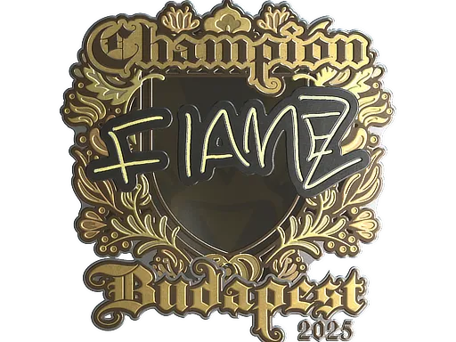 印花 | FlameZ(金色,冠军)| 2025年布达佩斯锦标赛