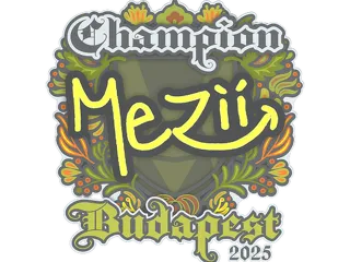 印花 | mezii（冠军）| 2025年布达佩斯锦标赛