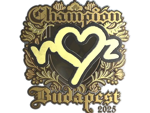 印花 | ropz(金色,冠军)| 2025年布达佩斯锦标赛