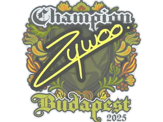 印花 | ZywOo（冠军）| 2025年布达佩斯锦标赛
