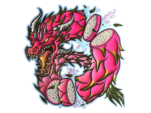 印花 | 火龙果（闪亮）