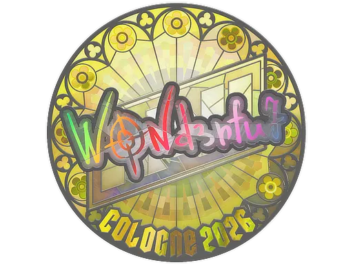 印花 | w0nderful (全息) | 2026年科隆锦标赛
