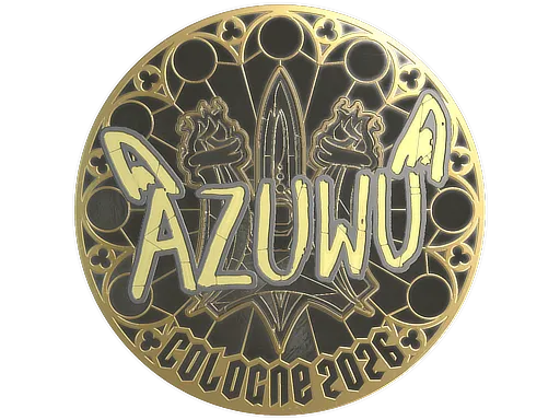 印花 | AZUWU (金色) | 2026年科隆锦标赛