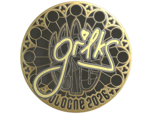 印花 | gr1ks (金色) | 2026年科隆锦标赛