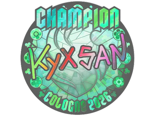 印花 | kyxsan (全息，冠军) | 2026年科隆锦标赛