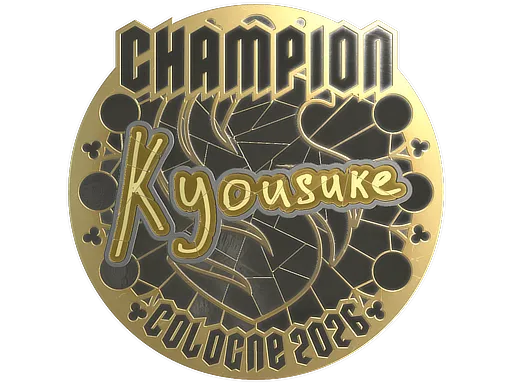 印花 | kyousuke (金色，冠军) | 2026年科隆锦标赛
