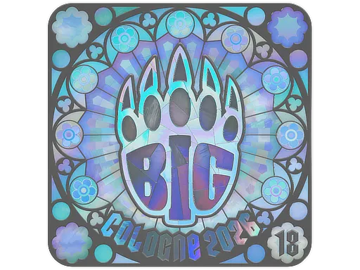 印花 | BIG (全息，排名) | 2026年科隆锦标赛