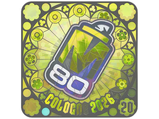 印花 | M80 (全息，排名) | 2026年科隆锦标赛