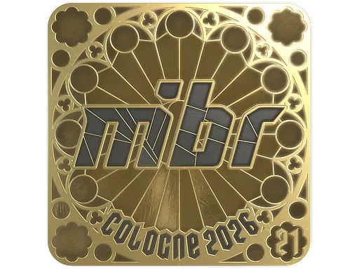 印花 | MIBR (金色，排名) | 2026年科隆锦标赛