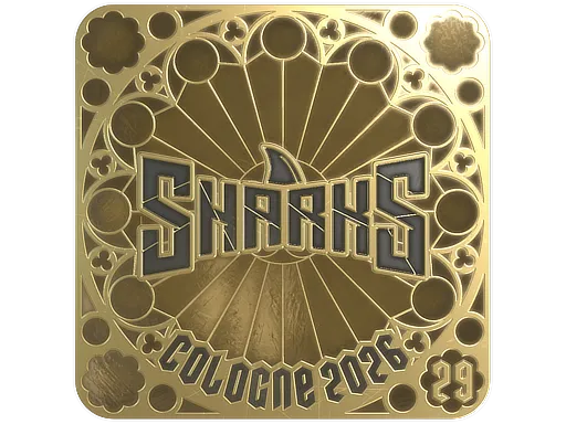 印花 | Sharks Esports (金色，排名) | 2026年科隆锦标赛