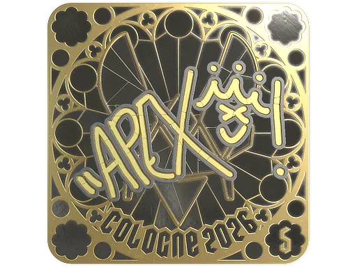 印花 | apEX (金色，排名) | 2026年科隆锦标赛