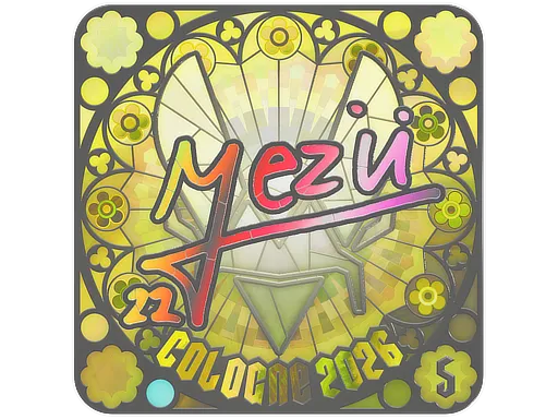 印花 | mezii (全息，排名) | 2026年科隆锦标赛