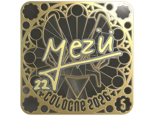 印花 | mezii (金色，排名) | 2026年科隆锦标赛
