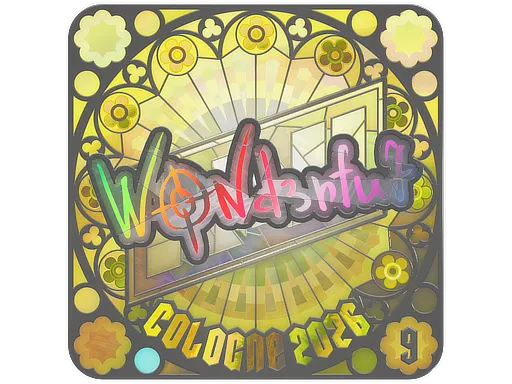 印花 | w0nderful (全息,排名) | 2026年科隆锦标赛