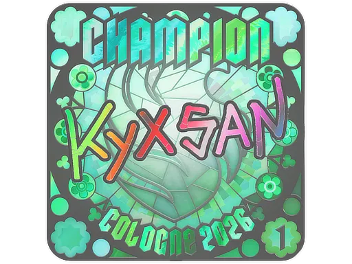 印花 | kyxsan (全息，排名) | 2026年科隆锦标赛