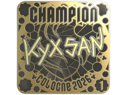 印花 | kyxsan (金色,排名) | 2026年科隆锦标赛