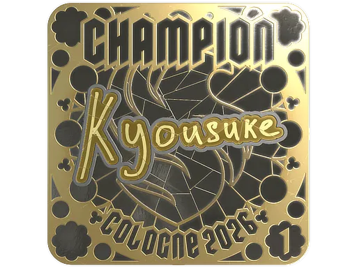 印花 | kyousuke (金色，排名) | 2026年科隆锦标赛