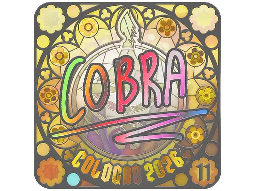印花 | cobra (全息，排名) | 2026年科隆锦标赛