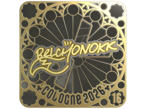 印花 | BELCHONOKK (金色,排名) | 2026年科隆锦标赛