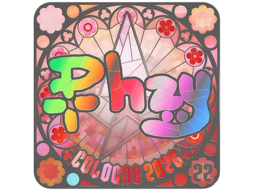 印花 | phzy (全息，排名) | 2026年科隆锦标赛