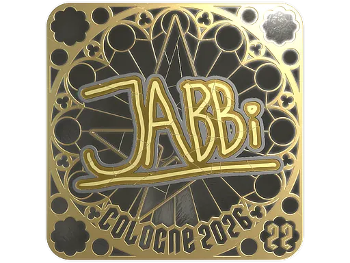 印花 | jabbi (金色，排名) | 2026年科隆锦标赛