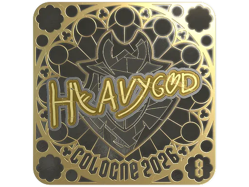 印花 | Heavygod (金色，排名) | 2026年科隆锦标赛
