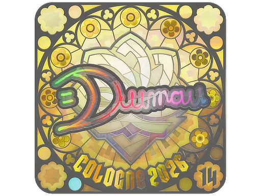 印花 | dumau (全息，排名) | 2026年科隆锦标赛
