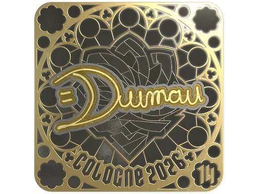 印花 | dumau (金色，排名) | 2026年科隆锦标赛