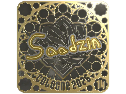印花 | saadzin (金色，排名) | 2026年科隆锦标赛