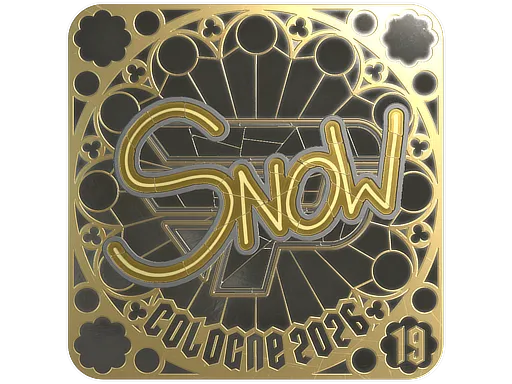 印花 | snow (金色，排名) | 2026年科隆锦标赛