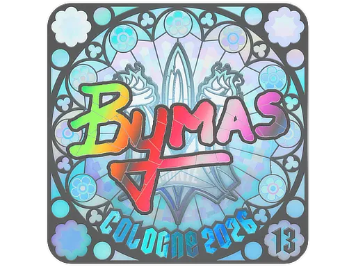 印花 | Bymas (全息,排名) | 2026年科隆锦标赛