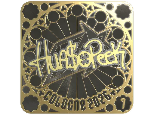 印花 | HUASOPEEK (金色,排名) | 2026年科隆锦标赛
