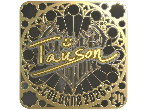 印花 | Tauson (金色，排名) | 2026年科隆锦标赛