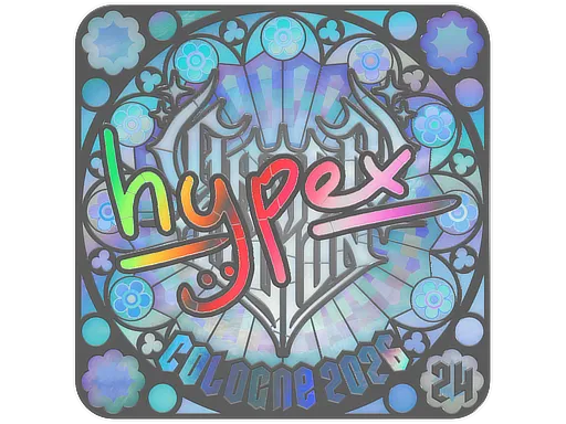 印花 | hypex (全息，排名) | 2026年科隆锦标赛