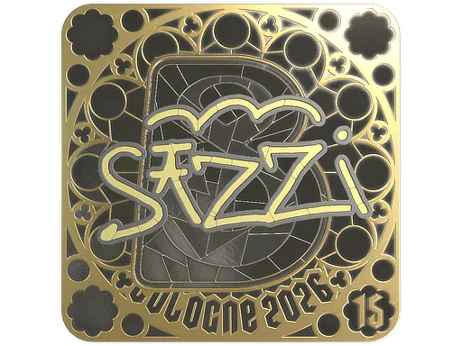 印花 | s1zzi (金色，排名) | 2026年科隆锦标赛