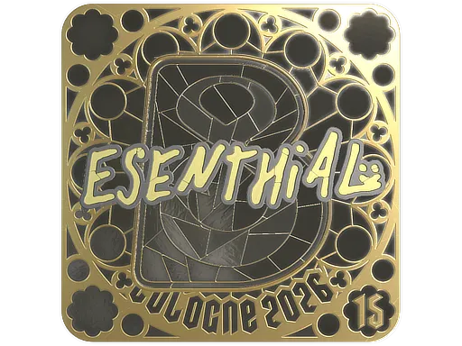 印花 | esenthial (金色，排名) | 2026年科隆锦标赛