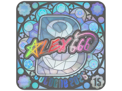 印花 | alex666 (全息，排名) | 2026年科隆锦标赛