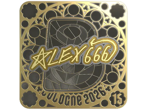印花 | alex666 (金色，排名) | 2026年科隆锦标赛
